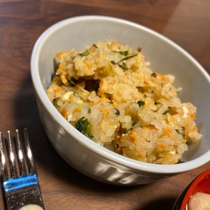 青じそ大量消費☆うまうまチャーハン